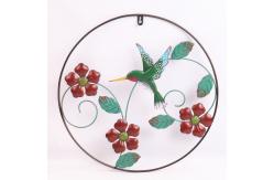 China Handmade Home Wall Hanging Decor Round Frame Owl, Flamingo, Bird. supplier