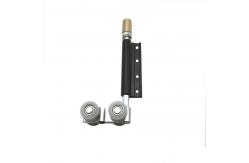 China Black Bi Fold Folding Gate Hinge Door Fixing Hardware Modern Style supplier