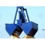 17T Double Flap Hydraulic Grab Bucket Remote Control Hoist Crane Parts for sale