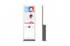 China Custom Self Service Banking Kiosk 43 Inch IR / SAW / Capacitive Touch Screen supplier