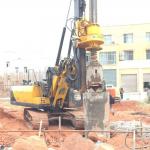 20m Depth Small Pile Driver Drill Rig Hydraulic Rotary Geotechnical 2700mm for sale