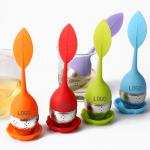 SS Leaf Silicone Tea Infuser Silicone Household Products Heat Resistance for sale