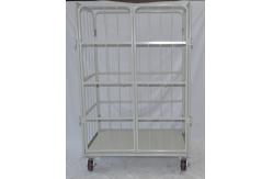 China Transport Duty Foldable Rolling Cage Storage Powder Coated Finish supplier