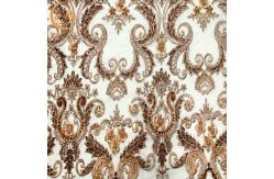 China Eco - Friendly Applique Lace Fabric With Handmade Beads Embroidery supplier