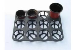 China Simple Convenient Plastic Pot Tray Tear Resistant Glazed supplier