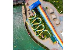 China 370m2/465m2 Playground Water Park Speed Water Slide Water Play Equipment supplier