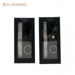 Black Paper Watch Storage Box Packaging Box with Low MOQ and Customization for sale