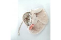 China Stuffed Plush Toy Backpack 100% Polyester Earth Friendly Bunny Head Toy Bag supplier