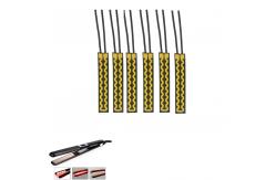 China Flexible Etched Foil Heating Element For Straightener Curl Device OEM supplier