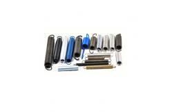 China Metal Single Loop Ends Extension Springs Customized Size supplier