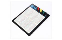 China ABS Plastic Reusable Solderless Breadboard Kit With Aluminum Plate supplier