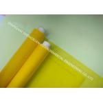 Yellow Silk 110 Mesh Screen Printing Mesh , 43T Screen Mesh For Garment Printing for sale