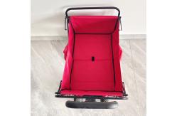 China Customizable Logo Folding Wagon Cart Heavy Duty 80kg Load Capacity supplier