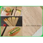 FDA Certified Greaseproof Kraft Food Wrapper Reel With Poly Coated for sale