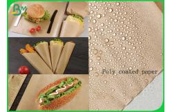 China FDA Certified Greaseproof Kraft Food Wrapper Reel With Poly Coated supplier