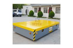 China Steerable 3 Tons Electric Flat Car , Motor Driven Automatic Transfer Cart supplier