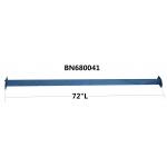 Blue Industrial Work Benches Storage Bin Rails For Increasing Efficiency