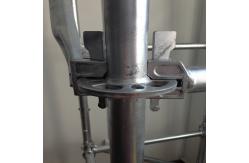 China Corrosion Resistant Q235 Steel 48mm 1m Ringlock Board Bracket Industrial Design Style 8mm Ring Thickness 1m Length supplier