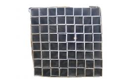 China 2x2 14 Gauge Galvanized Square Tubing Length 12m Ms Rectangular Pipe ASTM supplier
