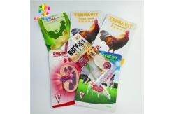 China Mylar Laminated Plastic Pet Food Pouch Custom Glossy Surface With Clear Window supplier