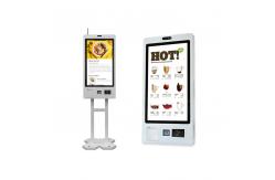 China 32 Inch LCD Touchscreen Self Service Checkout Machine Ethernet Connectivity supplier