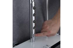 China 360 Swivel Spout Jet SPA Spray L Design Stainless Steel Shower Set supplier