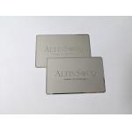 Customized Logo Engraved Metal Business Cards Personalized Mirror Surface