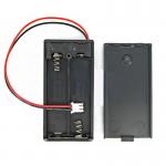 XH2.54 Connector Two 18650 Battery Holder Box With Cover