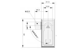 China Black ODM Electrical Panel Locks Chrome Surface Cabinet Magnetic Lock supplier