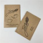 Three Side Sealed Mylar Kraft Paper Bag Custom Printing Biodegradable Paper Pouch