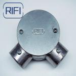 2 Angle Way Electrical Junction Box  3/4 Aluminum EMT Round Box for sale