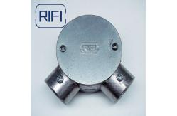 China 2 Angle Way Electrical Junction Box  3/4 Aluminum EMT Round Box supplier