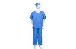 China CE MDR Waterproof SMS medical pajamas For Hospital supplier