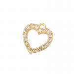 Micro Pave 18K Gold Pendant for sale