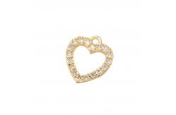 China Micro Pave 18K Gold Pendant supplier