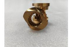 China Twin Screw Extruder Brass Kneading Blocks For Special Using supplier