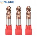 1 - 20 Mm Dia Carbide Ball End Mill / Ball Nose Cutter For Processing Alloy for sale