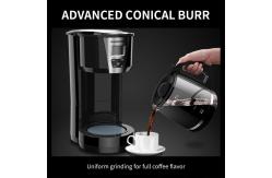 China Auto Pour Over Stainless Steel Drip Coffee Maker 1.8L 12 Cup Black supplier