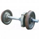Forged AAR High Quality Industrial Steel Crane Trolley Rail Wheelset for sale
