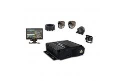 China Car Mobile DVR With GPS 4CH 1080P Video Input GPS Tracking And Wifi supplier