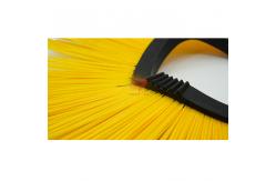 China Injection Plastic Road Sweeper Brush Straight Filament With Disc Ring supplier