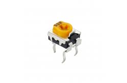 China RX0622 Three Pin 6mm Vertical Trimming Potentiometer With Plastic Custom Knob supplier