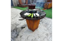 China Heavy Duty Rustic Corten Steel Fire Pit For BBQ supplier