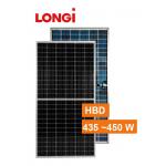 Longi 144 Cells Hbd Bifacial 435w 450w Mono Solar Panels for sale