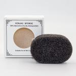 Charcoal Exfoliating Konjac Sponge For Deep Pore Cleansing for sale