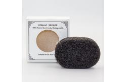 China Charcoal Exfoliating Konjac Sponge For Deep Pore Cleansing supplier