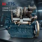Kubota V3800-DI-T-ET18 Diesel Engine Assembly, Rated 66.1kW at 2400rpm, GB 20891-2014 Stage ,  Factory Competitive Price for sale