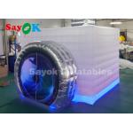 Party Photo Booth Festival Event Inflatable Photo Booth / 11.5x9.2x8.2ft Inflatable Cube Tent for sale