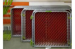 China 32mm Galvanized Steel Welded Frame Moveable Safety Temporary Steel Fence supplier