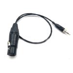 China 0.5M Length Camera Audio Cable , 3 Pin XLR Female To 3.5 Mm Cable For Audio Conversion for sale